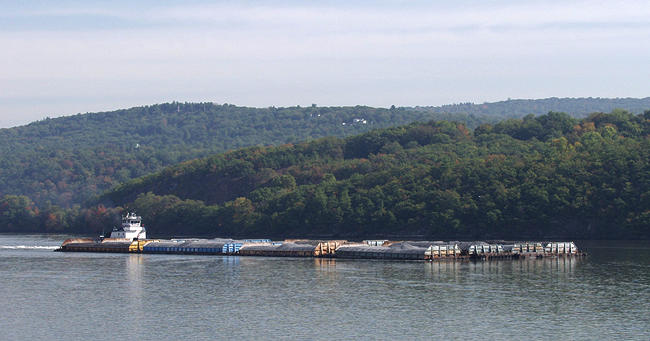 gravel barges